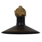 GLOBOSTAR® VINSA 01136 Boho Φωτιστικό Τοίχου - Απλίκα με Ντουί 1 x E27 AC 220-240V IP20 - Χάλκινο & Μπεζ - Μ50 x Π27 x Υ25cm - Image 2