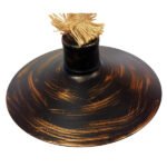 GLOBOSTAR® VINSA 01136 Boho Φωτιστικό Τοίχου - Απλίκα με Ντουί 1 x E27 AC 220-240V IP20 - Χάλκινο & Μπεζ - Μ50 x Π27 x Υ25cm - Image 5