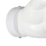 GLOBOSTAR® FIST 01137 Μοντέρνο Φωτιστικό Τοίχου - Απλίκα με Ντουί 1 x E27 AC 220-240V IP20 - Λευκό - Μ15 x Π10 x Υ10cm - Image 7