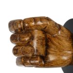 GLOBOSTAR® FIST 01138 Μοντέρνο Φωτιστικό Τοίχου - Απλίκα με Ντουί 1 x E27 AC 220-240V IP20 - Καφέ - Μ15 x Π12 x Υ12cm - Image 6