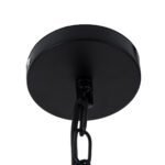 GLOBOSTAR® VITRUVIAN 01141 Boho Κρεμαστό Φωτιστικό Οροφής με Ντουί 4 x E14 AC 220-240V IP20 - Μαύρο & Μπεζ - Μ53 x Π53 x Υ53cm - Image 11