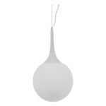 GLOBOSTAR® SPHERE 01143 Μοντέρνο Κρεμαστό Φωτιστικό Οροφής με Ντουί 1 x E27 AC 220-240V IP20 - Λευκό - Μ25 x Π25 x Υ46.5cm - Image 4