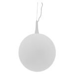 GLOBOSTAR® SPHERE 01143 Μοντέρνο Κρεμαστό Φωτιστικό Οροφής με Ντουί 1 x E27 AC 220-240V IP20 - Λευκό - Μ25 x Π25 x Υ46.5cm - Image 6