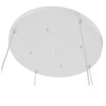 GLOBOSTAR® DORI 01144 Μοντέρνο Κρεμαστό Φωτιστικό Οροφής με Ντουί 4 x E27 AC 220-240V IP20 - Λευκό - Μ75 x Π75 x Υ52cm - Image 3