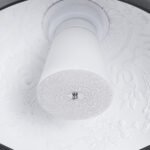 GLOBOSTAR® SERENIA 01151 Μοντέρνο Κρεμαστό Φωτιστικό Οροφής με Ντουί 1 x E27 AC 220-240V IP20 - Μαύρο & Λευκό - Μ40 x Π40 x Υ20cm - Image 10