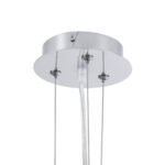 GLOBOSTAR® SERENIA 01151 Μοντέρνο Κρεμαστό Φωτιστικό Οροφής με Ντουί 1 x E27 AC 220-240V IP20 - Μαύρο & Λευκό - Μ40 x Π40 x Υ20cm - Image 11