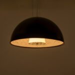 GLOBOSTAR® SERENIA 01151 Μοντέρνο Κρεμαστό Φωτιστικό Οροφής με Ντουί 1 x E27 AC 220-240V IP20 - Μαύρο & Λευκό - Μ40 x Π40 x Υ20cm - Image 3