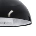 GLOBOSTAR® SERENIA 01151 Μοντέρνο Κρεμαστό Φωτιστικό Οροφής με Ντουί 1 x E27 AC 220-240V IP20 - Μαύρο & Λευκό - Μ40 x Π40 x Υ20cm - Image 9