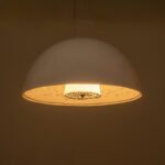 GLOBOSTAR® SERENIA 01152 Μοντέρνο Κρεμαστό Φωτιστικό Οροφής με Ντουί 1 x E27 AC 220-240V IP20 - Λευκό - Μ40 x Π40 x Υ20cm - Image 3