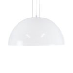 GLOBOSTAR® SERENIA 01152 Μοντέρνο Κρεμαστό Φωτιστικό Οροφής με Ντουί 1 x E27 AC 220-240V IP20 - Λευκό - Μ40 x Π40 x Υ20cm - Image 5