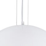 GLOBOSTAR® SERENIA 01152 Μοντέρνο Κρεμαστό Φωτιστικό Οροφής με Ντουί 1 x E27 AC 220-240V IP20 - Λευκό - Μ40 x Π40 x Υ20cm - Image 8