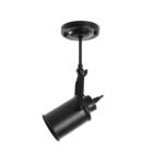 GLOBOSTAR® HOLLYWOOD 01153 Vintage Φωτιστικό Οροφής με Ντουί 1 x E27 AC 220-240V IP20 - Μαύρο - Μ8.5 x Π8.5 x Υ35cm - Image 6