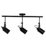 GLOBOSTAR® HOLLYWOOD 01155 Vintage Φωτιστικό Οροφής με Ντουί 3 x E27 AC 220-240V IP20 - Μαύρο - Μ13 x Π78 x Υ38cm - Image 6