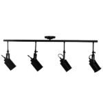 GLOBOSTAR® HOLLYWOOD 01156 Vintage Φωτιστικό Οροφής με Ντουί 4 x E27 AC 220-240V IP20 - Μαύρο - Μ13 x Π110 x Υ38cm - Image 6