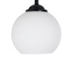 GLOBOSTAR® ISEN 01157 Μοντέρνο Φωτιστικό Τοίχου - Απλίκα με Ντουί 1 x E27 AC 220-240V IP20 - Μαύρο & Λευκό - Μ24 x Π15 x Υ27cm - Image 7