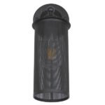 GLOBOSTAR® HOLVIA 01160 Vintage Φωτιστικό Τοίχου - Απλίκα με Ντουί 1 x E27 AC 220-240V IP20 - Μαύρο - Μ16 x Π12 x Υ34cm - Image 5