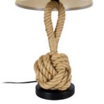 GLOBOSTAR® MONKEYFIST 01162 Vintage Επιτραπέζιο Φωτιστικό Πορτατίφ με Ντουί 1 x E27 AC 220-240V IP20 - Μπεζ - Μ27 x Π27 x Υ58cm - Image 8