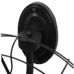 GLOBOSTAR® FAN 01163 Vintage Φωτιστικό Τοίχου - Απλίκα με Ντουί 5 x E27 AC 220-240V IP20 - Μαύρο - Μ22 x Π46 x Υ46cm - Image 4