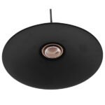 GLOBOSTAR® CARAVEL 01167 Vintage Κρεμαστό Φωτιστικό Οροφής με Ντουί 1 x E27 AC 220-240V IP20 - Μαύρο & Χρυσό - Μ22 x Π22 x Υ13cm - Image 7