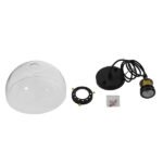 GLOBOSTAR® WICKHAM 01171 Vintage Κρεμαστό Φωτιστικό Οροφής με Ντουί 1 x E27 AC 220-240V IP20 - Πολύχρωμο - Μ30 x Π30 x Y25cm - Image 9