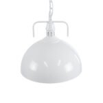 GLOBOSTAR® LARKIN 01174 Vintage Κρεμαστό Φωτιστικό Οροφής με Ντουί 1 x E27 AC 220-240V IP20 - Λευκό - Μ30 x Π30 x Y28cm - Image 6