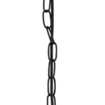 GLOBOSTAR® LARKIN 01175 Vintage Κρεμαστό Φωτιστικό Οροφής με Ντουί 1 x E27 AC 220-240V IP20 - Μαύρο - Μ30 x Π30 x Y28cm - Image 10