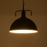 GLOBOSTAR® LARKIN 01175 Vintage Κρεμαστό Φωτιστικό Οροφής με Ντουί 1 x E27 AC 220-240V IP20 - Μαύρο - Μ30 x Π30 x Y28cm - Image 3