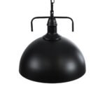 GLOBOSTAR® LARKIN 01175 Vintage Κρεμαστό Φωτιστικό Οροφής με Ντουί 1 x E27 AC 220-240V IP20 - Μαύρο - Μ30 x Π30 x Y28cm - Image 7