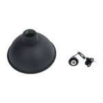 GLOBOSTAR® LOUVE 01176 Vintage Κρεμαστό Φωτιστικό Οροφής με Ντουί 1 x E27 AC 220-240V IP20 - Μαύρο - Μ40 x Π40 x Υ30cm - Image 11