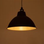 GLOBOSTAR® LOUVE 01176 Vintage Κρεμαστό Φωτιστικό Οροφής με Ντουί 1 x E27 AC 220-240V IP20 - Μαύρο - Μ40 x Π40 x Υ30cm - Image 3