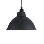 GLOBOSTAR® LOUVE 01176 Vintage Κρεμαστό Φωτιστικό Οροφής με Ντουί 1 x E27 AC 220-240V IP20 - Μαύρο - Μ40 x Π40 x Υ30cm - Image 5