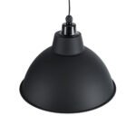 GLOBOSTAR® LOUVE 01176 Vintage Κρεμαστό Φωτιστικό Οροφής με Ντουί 1 x E27 AC 220-240V IP20 - Μαύρο - Μ40 x Π40 x Υ30cm - Image 7