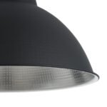 GLOBOSTAR® LOUVE 01176 Vintage Κρεμαστό Φωτιστικό Οροφής με Ντουί 1 x E27 AC 220-240V IP20 - Μαύρο - Μ40 x Π40 x Υ30cm - Image 9