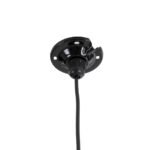 GLOBOSTAR® LOUVE 01178 Vintage Κρεμαστό Φωτιστικό Οροφής με Ντουί 1 x E27 AC 220-240V IP20 - Ασημί - Μ40 x Π40 x Υ30cm - Image 10