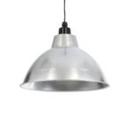 GLOBOSTAR® LOUVE 01178 Vintage Κρεμαστό Φωτιστικό Οροφής με Ντουί 1 x E27 AC 220-240V IP20 - Ασημί - Μ40 x Π40 x Υ30cm - Image 2