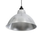 GLOBOSTAR® LOUVE 01178 Vintage Κρεμαστό Φωτιστικό Οροφής με Ντουί 1 x E27 AC 220-240V IP20 - Ασημί - Μ40 x Π40 x Υ30cm - Image 6