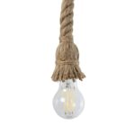 GLOBOSTAR® TROUVER 01183 Vintage Φωτιστικό Τοίχου - Απλίκα με Ντουί 1 x E27 AC 220-240V IP20 - Χάλκινο & Μπεζ - Μ14 x Π16 x Υ50cm - Image 8