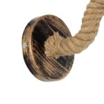 GLOBOSTAR® DAKER 01184 Vintage Φωτιστικό Τοίχου - Απλίκα με Ντουί 1 x E27 AC 220-240V IP20 - Χάλκινο Εφέ Σκουριάς & Μπεζ - Μ21 x Π12 x Υ16cm - Image 6