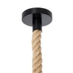 GLOBOSTAR® DOGMA 01187 Boho Κρεμαστό Φωτιστικό Οροφής με Ντουί 1 x E27 AC 220-240V IP20 - Μπεζ - Μ40 x Π40 x Υ20cm - Image 10