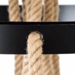 GLOBOSTAR® HELLET 01193 Vintage Κρεμαστό Φωτιστικό Οροφής με Ντουί 6 x E27 AC 220-240V IP20 - Μαύρο & Πράσινο - Μ72 x Π72 x Υ80cm - Image 15