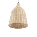 GLOBOSTAR® BAHAMAS 01202 Boho Κρεμαστό Φωτιστικό Οροφής με Ντουί 1 x E27 AC 220-240V IP20 - Μπεζ - Μ30 x Π30 x Υ40cm - Image 6