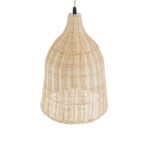 GLOBOSTAR® BAHAMAS 01202 Boho Κρεμαστό Φωτιστικό Οροφής με Ντουί 1 x E27 AC 220-240V IP20 - Μπεζ - Μ30 x Π30 x Υ40cm - Image 7