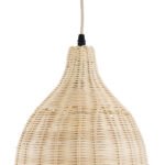 GLOBOSTAR® BAHAMAS 01202 Boho Κρεμαστό Φωτιστικό Οροφής με Ντουί 1 x E27 AC 220-240V IP20 - Μπεζ - Μ30 x Π30 x Υ40cm - Image 8