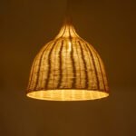 GLOBOSTAR® BAHAMAS 01203 Boho Κρεμαστό Φωτιστικό Οροφής με Ντουί 1 x E27 AC 220-240V IP20 - Μπεζ - Μ45 x Π45 x Υ47cm - Image 3