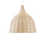 GLOBOSTAR® BAHAMAS 01203 Boho Κρεμαστό Φωτιστικό Οροφής με Ντουί 1 x E27 AC 220-240V IP20 - Μπεζ - Μ45 x Π45 x Υ47cm - Image 5