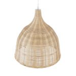 GLOBOSTAR® BAHAMAS 01203 Boho Κρεμαστό Φωτιστικό Οροφής με Ντουί 1 x E27 AC 220-240V IP20 - Μπεζ - Μ45 x Π45 x Υ47cm - Image 7