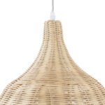 GLOBOSTAR® BAHAMAS 01203 Boho Κρεμαστό Φωτιστικό Οροφής με Ντουί 1 x E27 AC 220-240V IP20 - Μπεζ - Μ45 x Π45 x Υ47cm - Image 8