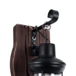 GLOBOSTAR® BRASRA 01204 Vintage Φωτιστικό Τοίχου - Απλίκα με Ντουί 1 x E27 AC 220-240V IP20 - Καφέ & Μαύρο - Μ15 x Π20 x Υ30cm - Image 6