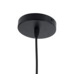 GLOBOSTAR® CHARLO 01214 Vintage Κρεμαστό Φωτιστικό Οροφής με Ντουί 1 x E27 AC 220-240V IP20 - Μαύρο & Χρυσό - Μ26 x Π26 x Υ16cm - Image 10