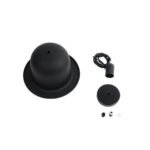 GLOBOSTAR® CHARLO 01214 Vintage Κρεμαστό Φωτιστικό Οροφής με Ντουί 1 x E27 AC 220-240V IP20 - Μαύρο & Χρυσό - Μ26 x Π26 x Υ16cm - Image 11